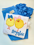 Easter Chick Shirt - All My Chickies Wear Big Bows - Darling Little Bow Shop