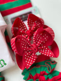 Swiss Dot Boutique Hairbows | choose your color | Made In The USA - Darling Little Bow Shop