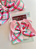 On The Go Plaid Hairbow - READY TO SHIP choose from 2 sizes - Darling Little Bow Shop