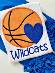 Basketball shirt or bodysuit for girls - choose colors