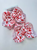 Target print hairbow - Darling Little Bow Shop