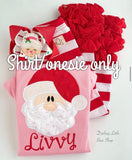 Pink Santa shirt - LIMITED - Darling Little Bow Shop