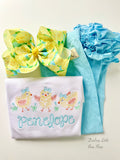 Easter chicks shirt or bodysuit for girls - Darling Little Bow Shop