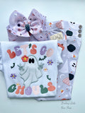 Let’s Go Ghouls ghost shirt for girls - Darling Little Bow Shop