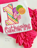 Candy Shop Birthday Shirt or bodysuit - Darling Little Bow Shop