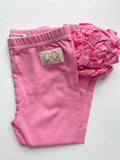 Bubblegum Pink Ruffle Leggings - Pink Icings - gorgeous knit ruffle leggings - size NB to 10 - Darling Little Bow Shop