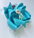 Elsa hairbow - Darling Little Bow Shop