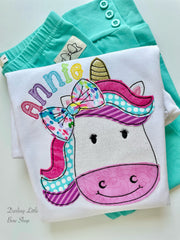 Catch The Wave Unicorn shirt or bodysuit for girls