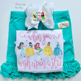 When you wish upon a star princess shirt - Darling Little Bow Shop