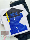 Graduation Cap bodysuit or shirt for girls - Darling Little Bow Shop