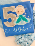 Elsa birthday shirt for girls - Darling Little Bow Shop