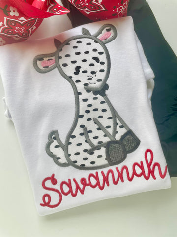 Goat shirt or bodysuit for girls - Darling Little Bow Shop