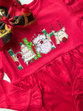 Christmas Dress - HoHoHo - Darling Little Bow Shop