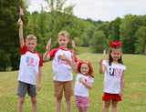 Firecracker Red Raglan Shirt for boys - Darling Little Bow Shop