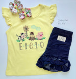 EIEIO Farm Animals Shirt - Darling Little Bow Shop