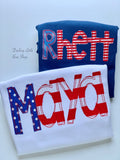 Stars and Stripes, Y'all navy blue shirt or romper for boys for 4th of July - Darling Little Bow Shop