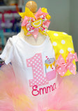 Lemonade Birthday Tutu Outfit - Darling Little Bow Shop