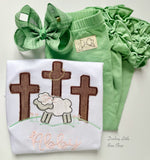 Sage Green Hairbow - Darling Little Bow Shop