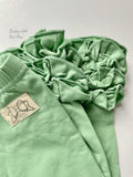 Sage Green Ruffle Leggings - Darling Little Bow Shop