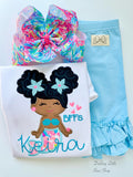 Mermaid Just Like me shirt, ruffle shirt, tank or bodysuit - Darling Little Bow Shop