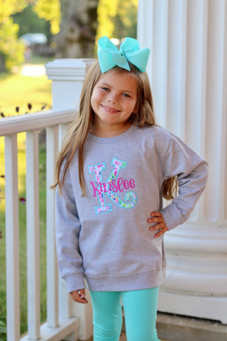 Lilly tropical print Sweatshirt - Darling Little Bow Shop