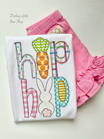 Hip Hop Bunny Shirt or Bodysuit for girls - Darling Little Bow Shop