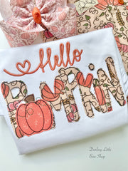 Hello Pumpkin shirt