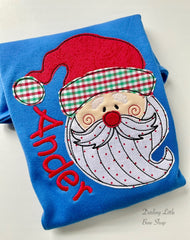 Blue Santa Shirt for Boys