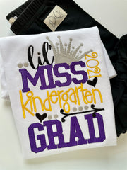 Graduation bodysuit or shirt for girls