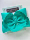 Blue Lagoon Hairbow - Darling Little Bow Shop