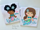 Mermaid Just Like me shirt, ruffle shirt, tank or bodysuit - Darling Little Bow Shop