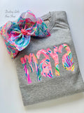 Girls Lilly print Sweatshirt - Darling Little Bow Shop