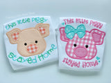 This Little Piggy Stayed Home shirt for boys - Darling Little Bow Shop