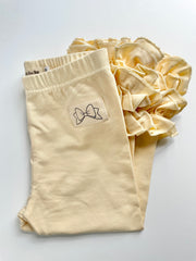 Ivory Ruffle Leggings - Cream Icings Ruffle Leggings