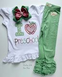 I love School shirt -- customize for preschool, kindergarten, 1st grade, etc - Darling Little Bow Shop