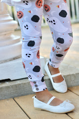 Ghouls and Gourds Button Leggings