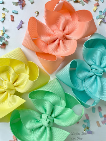 Summer Sherbet Hairbow Set | Made In The USA - Darling Little Bow Shop