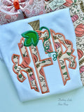 Pumpkin Vines monogram shirt for girls - Darling Little Bow Shop