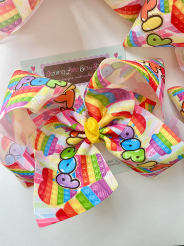 Pop Its hairbow - Darling Little Bow Shop