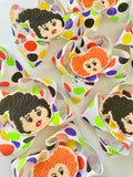 Ready to Ship Hocus Pocus pigtail hairbows for Halloween - Darling Little Bow Shop