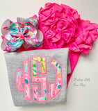 Neon Pink Ruffle Leggings - Neon Pink Icings - gorgeous knit ruffle leggings - size 6m to 10 - Darling Little Bow Shop