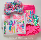 Not Today Rona shirt and optional mask - Darling Little Bow Shop