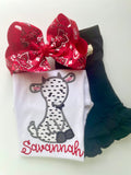 Goat shirt or bodysuit for girls - Darling Little Bow Shop