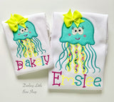 Jellyfish bodysuit, shirt or tank - Darling Little Bow Shop