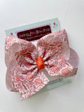 Pumpkin Vines Hairbow - Darling Little Bow Shop