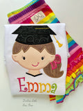 Graduation bodysuit or shirt for girls - Darling Little Bow Shop