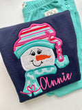 Bundled Up Snowman Sweatshirt - Darling Little Bow Shop