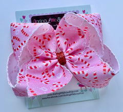 Candy Cane Hairbow