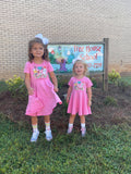 Pink Dress for Back to School - Darling Little Bow Shop
