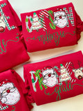 Christmas Magic red icing ruffle name shirt for girls - Darling Little Bow Shop